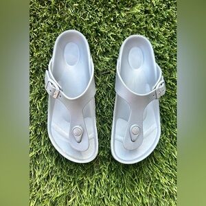 Birkenstock Silver Gizeh Essentials Kids EVA SZ‎ 32/L1